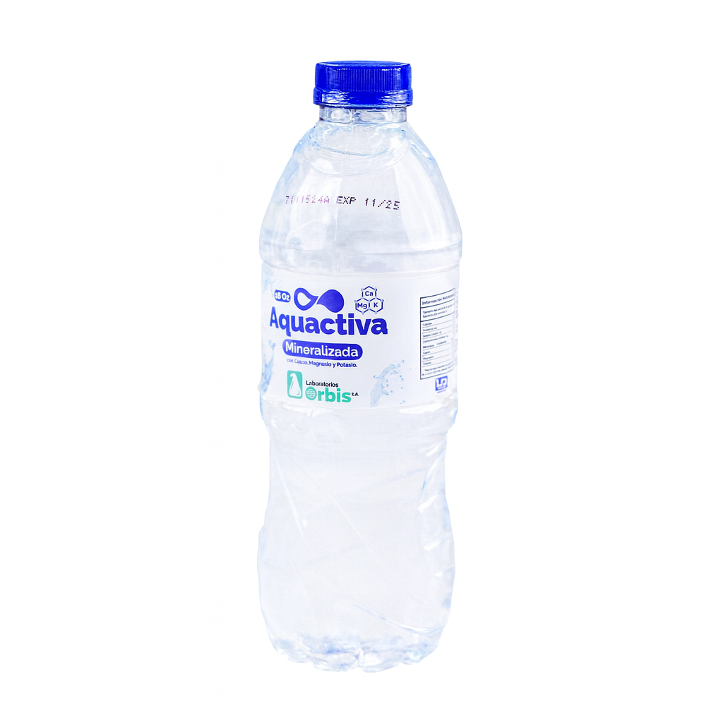 Agua Natural Mineralizada Aquactiva